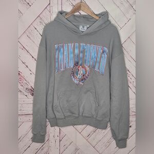 Inaka Power "IWAKA POWER" Pullover Hooded Sweatshirt Heather Grey